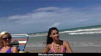 Sexy exhibitionist gfs are paid cash for some public fucking 28