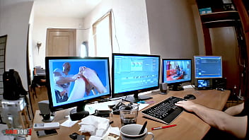 Aris dark's beach encounter turns into wild office romp with terry kemaco