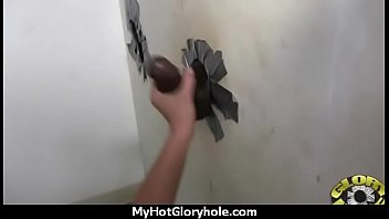 Ebony backs her booty all the way to the gloryhole 9