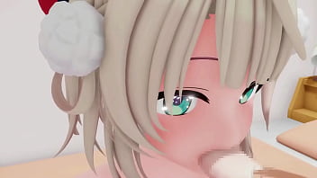 Shigure ui blowjob hentai facial cumshot oral sex blonde girl mmd 3d clear blue eyes clip