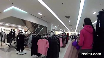 Exquisite czech chick was seduced in the shopping centre and drilled in pov