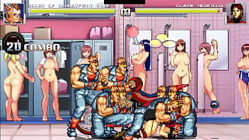 Hot redhead gets fucked by many dudes