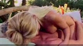 Sheila blond fucked in garden