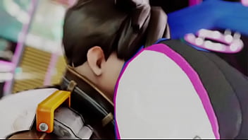 Overwatch grinds ass on tracer's face