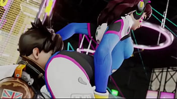 Overwatch grinds ass on tracer's face