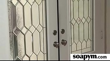 Beautiful masseuse pleasuring her client 13