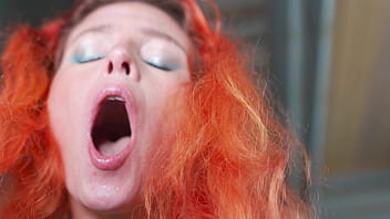 Red haired bitch gave her ass to her nephew wet