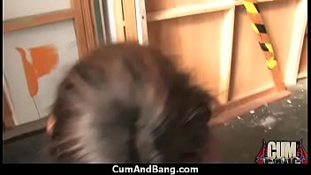 Swallowing sperm makes her horny 16