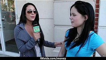 Slutty amateur babe is paid cash from some crazy public sex 22