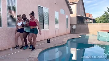 Had a training session with bullsandqueens and his girl funcharlie420 things a little wild