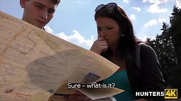 Boring guy watches his girlfriend have fun with a stranger