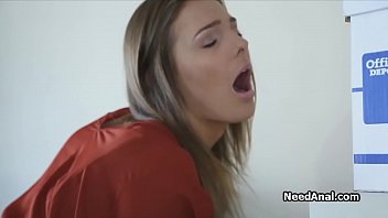 Shyla is horny as fuck but her lame bf doesnt wants to fuck so she asks her boss for advice the dialogue turns into a nice ass fucking