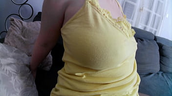 My step sister's big natural tits and big ass in this young thong