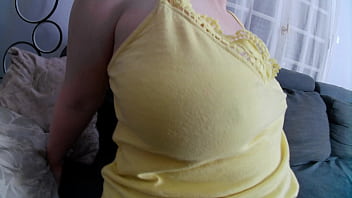 My step sister's big natural tits and big ass in this young thong