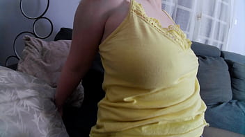 My step sister's big natural tits and big ass in this young thong