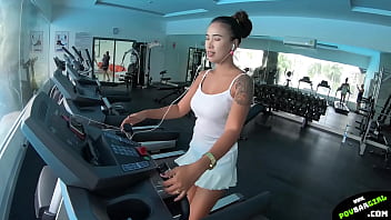 Hot asian cheating on her husband with gymmate Hot asian cheating on her husband with gymmate