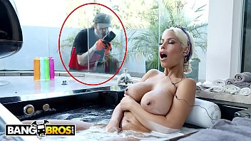 Bangbros busty babe catches peeping tom spying on her ends up fucking him