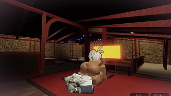 Slutty girl gets used on roblox studio