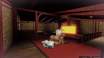 Slutty girl gets used on roblox studio