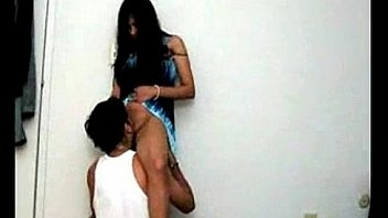 Desi girl licked in standing position by bf