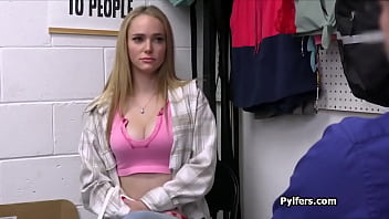 Super hot vibrator thief gets fucked for real