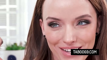 Horny milf stepmom takes stepson's big cock in her tight ass