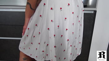 Rosina lux shows off her big beautiful butt and bouncy tits