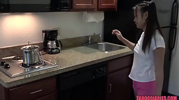 Asian teen wants her daddy