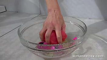 Bathroom beauty with barbara bieber by wet and pissy