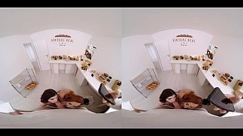 Turned on at the bakery virtual real porn