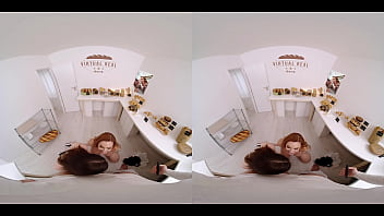 Turned on at the bakery virtual real porn