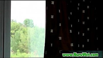 Japanese nuru massage and sexual tension on air matress 24