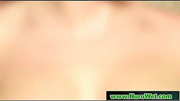 Gorgeous babe gives a nuru massage 13