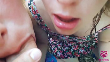 Amateur 3some creampie with two girls