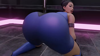 Kitana when she is alone with liu kang