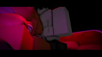 Goat girl and cute boy in roblox