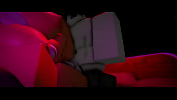 Goat girl and cute boy in roblox