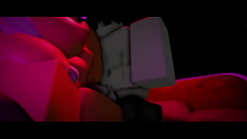 Goat girl and cute boy in roblox