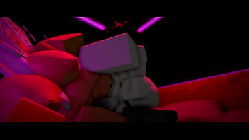 Goat girl and cute boy in roblox