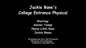 Jackie banes recorded on spy cam undergoing mandatory freshman physical girlsgonegyno Jackie banes recorded on spy cam undergoing mandatory freshman physical girlsgonegyno
