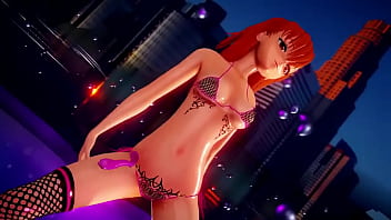 Tribal girl shaking her butt mmd by etron