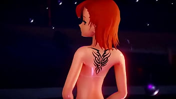 Tribal girl shaking her butt mmd by etron