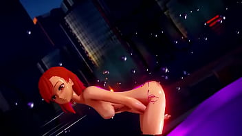 Tribal girl shaking her butt mmd by etron