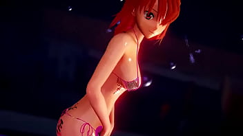 Tribal girl shaking her butt mmd by etron