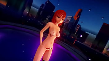 Tribal girl shaking her butt mmd by etron