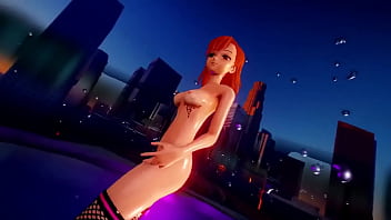 Tribal girl shaking her butt mmd by etron