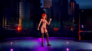 Tribal girl shaking her butt mmd by etron