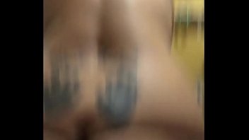 Showing off my girls tits & ass before she rides my dick