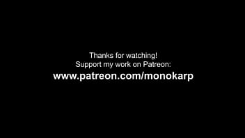 Giantess swallows tiny woman vore animation