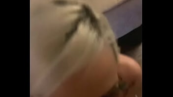 Hot blonde with amazing ass swallows stud